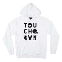 Touchdown Funny Football Mom Cheer Football Player Hoodie