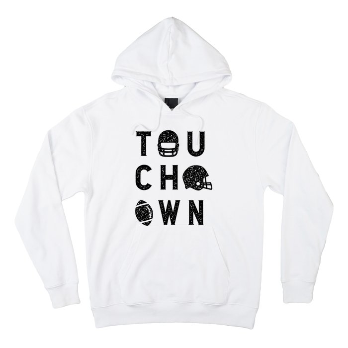 Touchdown Funny Football Mom Cheer Football Player Hoodie