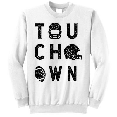 Touchdown Funny Football Mom Cheer Football Player Sweatshirt