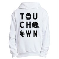 Touchdown Funny Football Mom Cheer Football Player Urban Pullover Hoodie