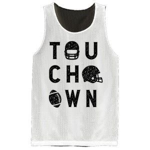 Touchdown Funny Football Mom Cheer Football Player Mesh Reversible Basketball Jersey Tank