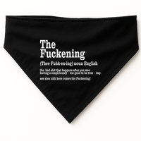 The Fuckening Funny Definition Meaning Offensive Joke USA-Made Doggie Bandana