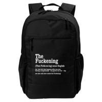 The Fuckening Funny Definition Meaning Offensive Joke Backpack