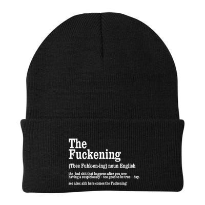 The Fuckening Funny Definition Meaning Offensive Joke Knit Cap Winter Beanie