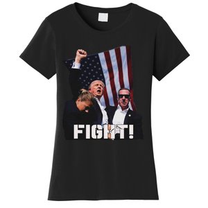 Trump Fighting For Supporters And Americans Women's T-Shirt