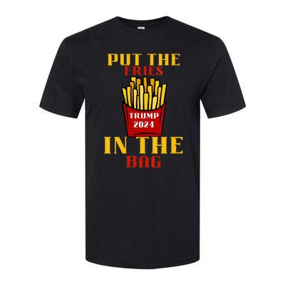 Trump Fast Food Put The Fries In The Bag 2024 Softstyle CVC T-Shirt