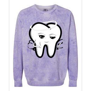 Tooth Fairy Funny Gift Colorblast Crewneck Sweatshirt