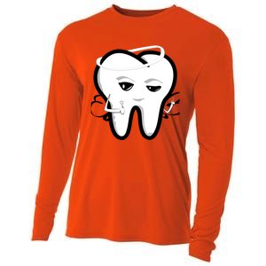 Tooth Fairy Funny Gift Cooling Performance Long Sleeve Crew