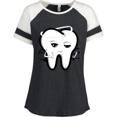 Tooth Fairy Funny Gift Enza Ladies Jersey Colorblock Tee