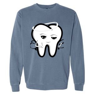 Tooth Fairy Funny Gift Garment-Dyed Sweatshirt