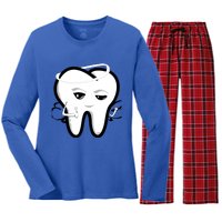 Tooth Fairy Funny Gift Women's Long Sleeve Flannel Pajama Set 