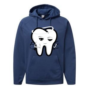 Tooth Fairy Funny Gift Performance Fleece Hoodie