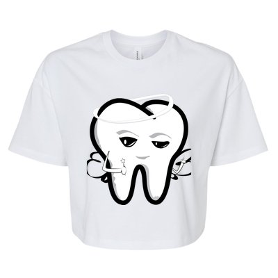 Tooth Fairy Funny Gift Bella+Canvas Jersey Crop Tee