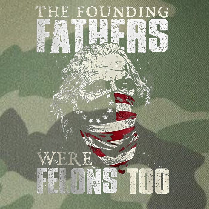 The Founding Fathers Were Felons Too Legacy Tie Dye Trucker Hat