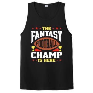 The Fantasy Football Champ Is Here Champion Draft League Premium PosiCharge Competitor Tank