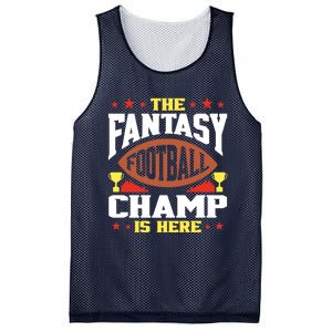 The Fantasy Football Champ Is Here Champion Draft League Premium Mesh Reversible Basketball Jersey Tank