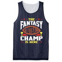 The Fantasy Football Champ Is Here Champion Draft League Premium Mesh Reversible Basketball Jersey Tank