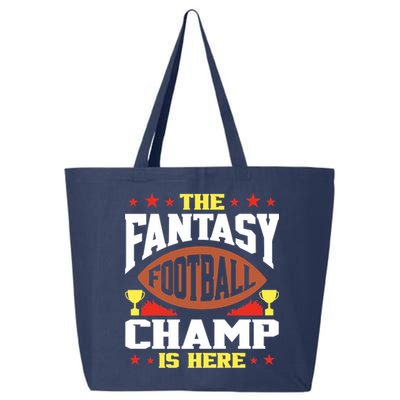 The Fantasy Football Champ Is Here Champion Draft League Premium 25L Jumbo Tote