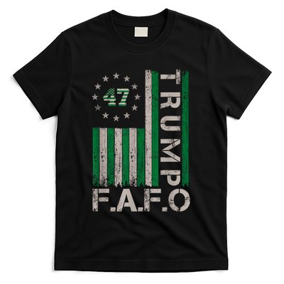 Trump Fafo F Around Find Out Us Flag St. PatrickS Day T-Shirt