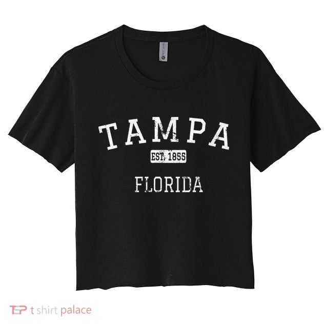 Tampa Florida FL Vintage Crop Top