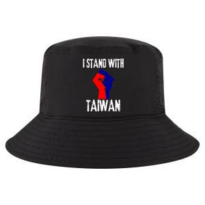 Taiwan Flag Fist Taiwanese Flag Colors I Stand With Taiwan Gift Cool Comfort Performance Bucket Hat