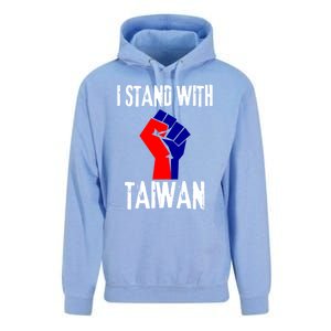 Taiwan Flag Fist Taiwanese Flag Colors I Stand With Taiwan Gift Unisex Surf Hoodie