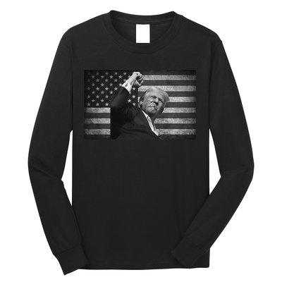 Trump Fight For Freedom 2024 Patriot Long Sleeve Shirt