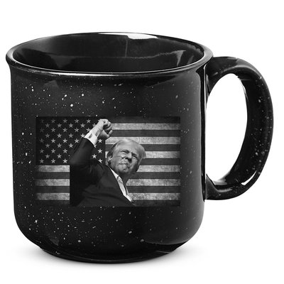 Trump Fight For Freedom 2024 Patriot 15oz Campfire Ceramic Mug