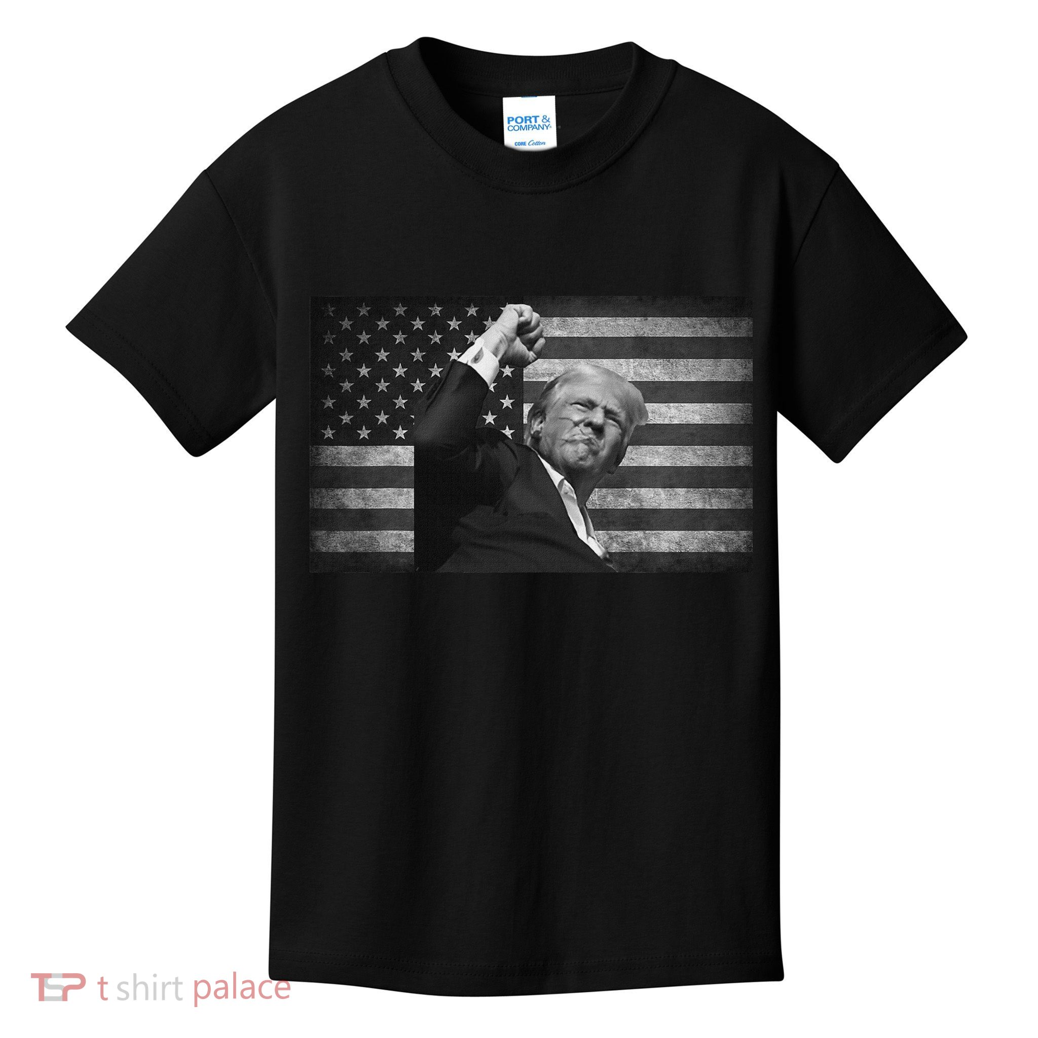 Trump Fight For Freedom 2024 Patriot Kids T-Shirt
