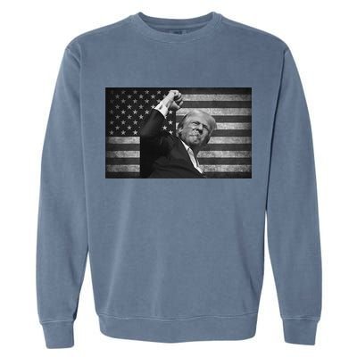 Trump Fight For Freedom 2024 Patriot Garment-Dyed Sweatshirt