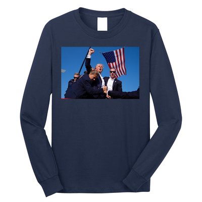 Trump Fight Fight Fight 2024 Save America Long Sleeve Shirt