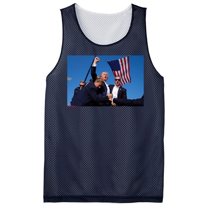 Trump Fight Fight Fight 2024 Save America Mesh Reversible Basketball Jersey Tank