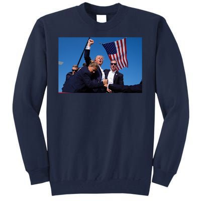 Trump Fight Fight Fight 2024 Save America Tall Sweatshirt