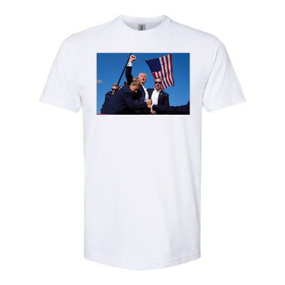 Trump Fight Fight Fight 2024 Save America Softstyle® CVC T-Shirt