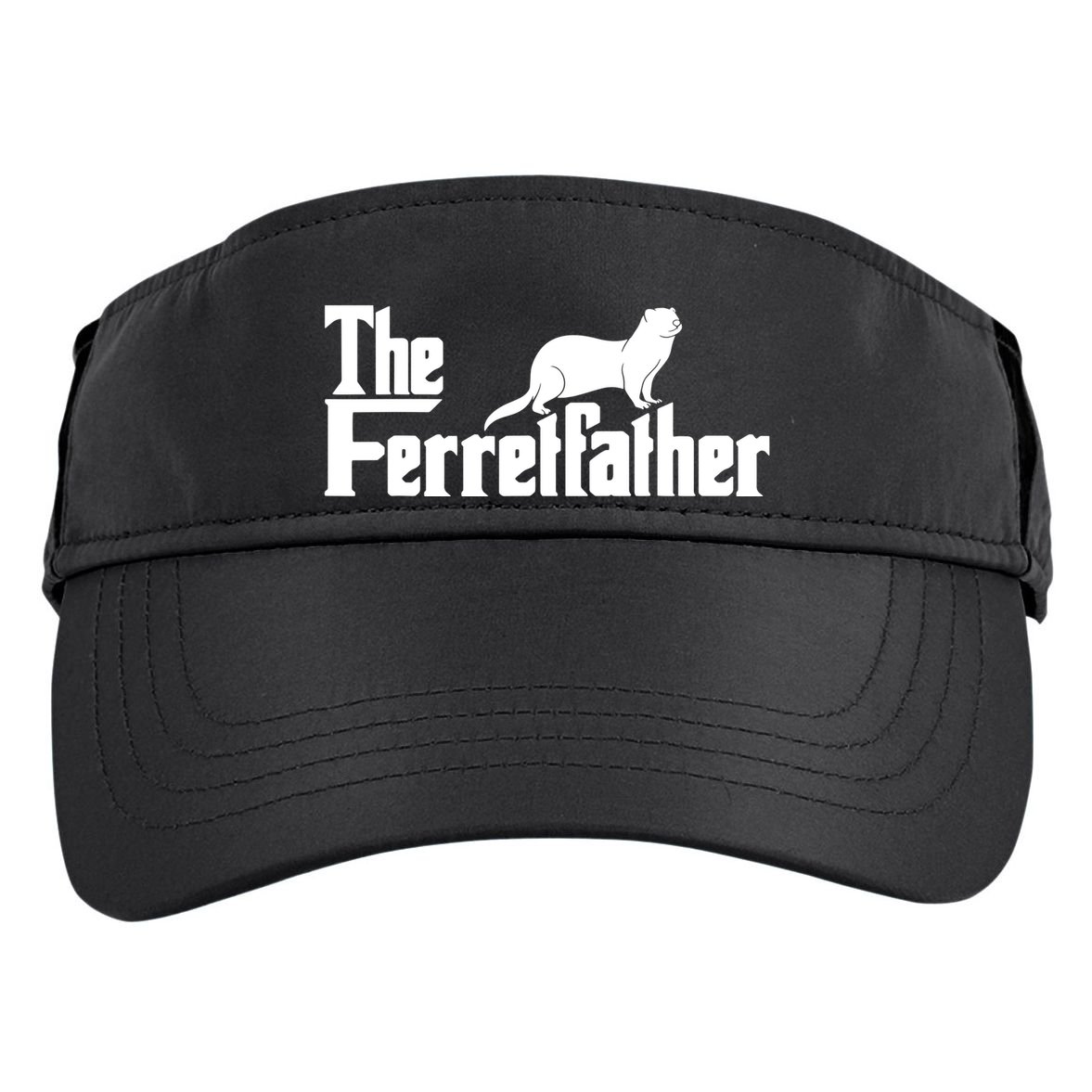 The Ferretfather Ferret Zoo Animal Lover Adult Drive Performance Visor