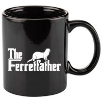 The Ferretfather Ferret Zoo Animal Lover 11oz C Handle Ceramic Mug