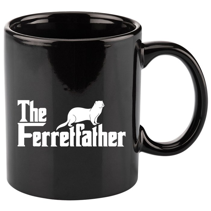 The Ferretfather Ferret Zoo Animal Lover 11oz C Handle Ceramic Mug