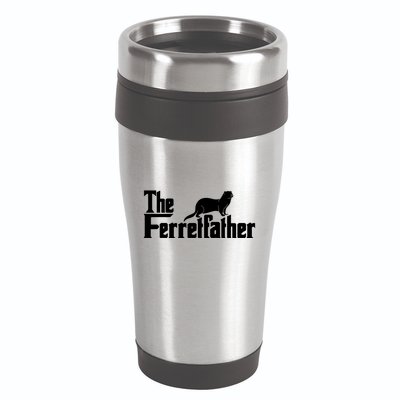 The Ferretfather Ferret Zoo Animal Lover 16oz Travel Tumbler