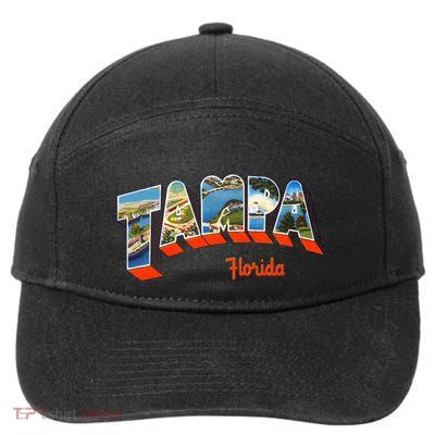 Tampa Florida Fl 7-Panel Snapback Hat