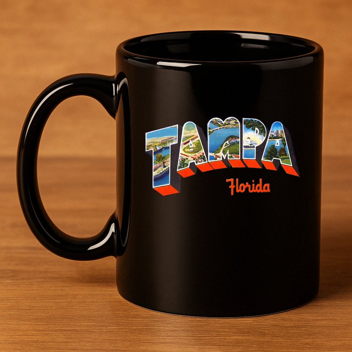 Tampa Florida Fl 11oz C Handle Ceramic Mug