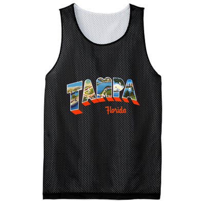 Tampa Florida Fl Mesh Reversible Basketball Jersey Tank