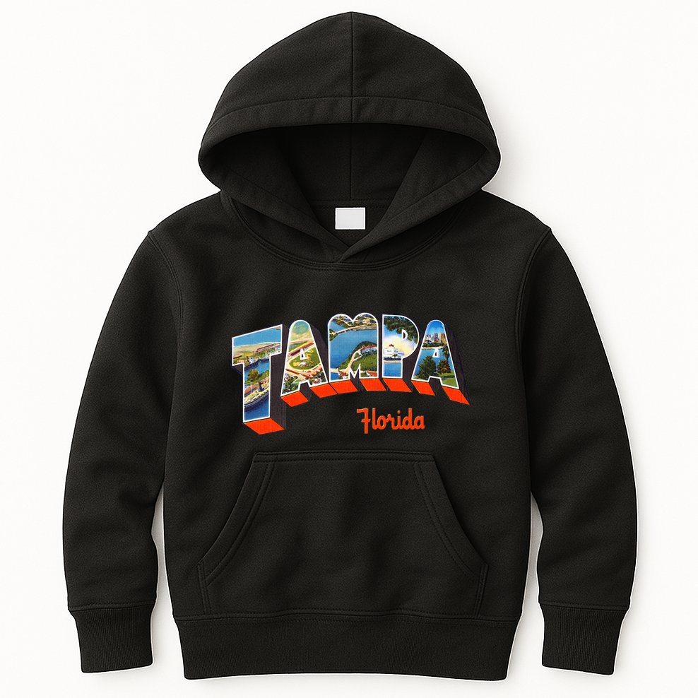 Tampa Florida Fl Kids Hoodie
