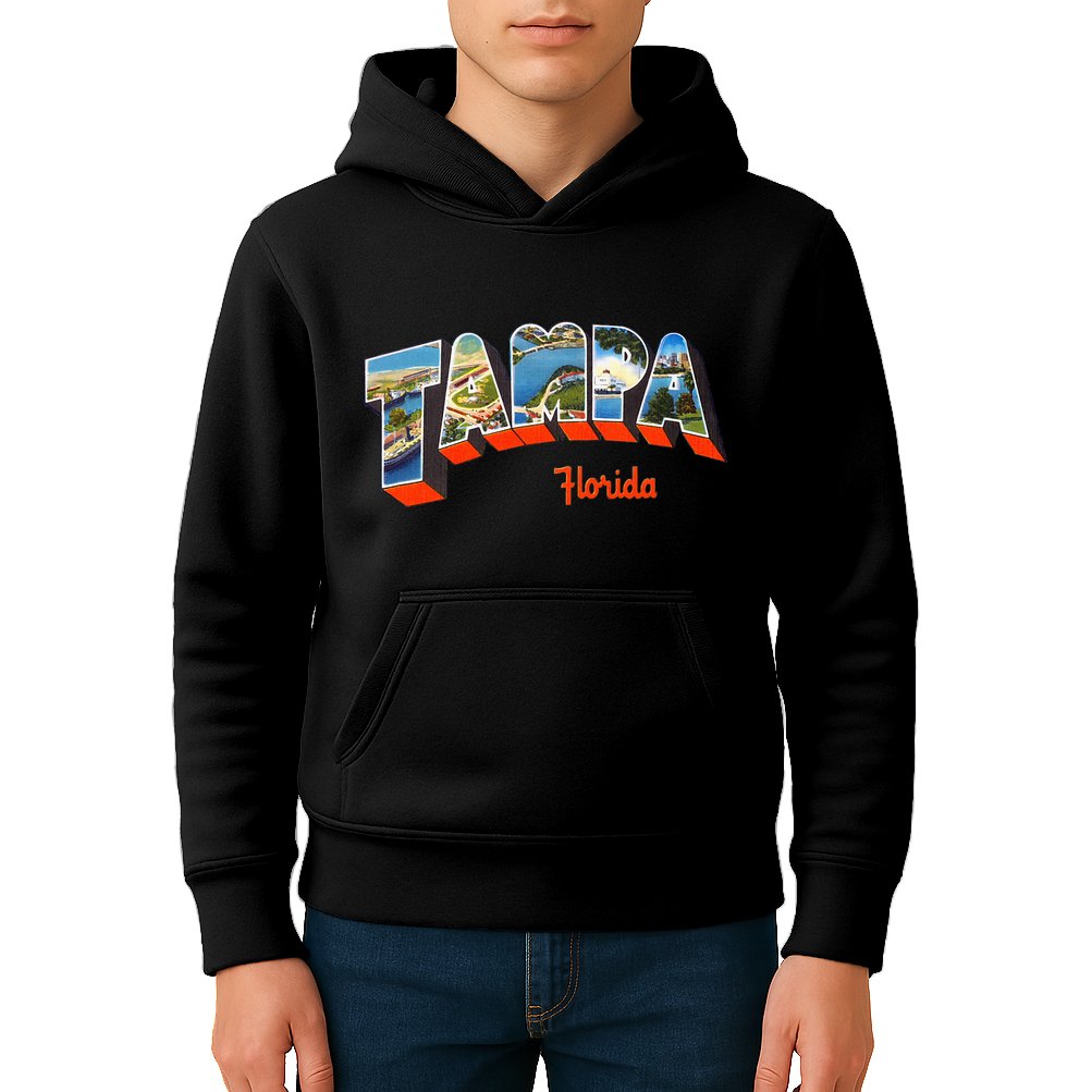 Tampa Florida Fl Kids Hoodie