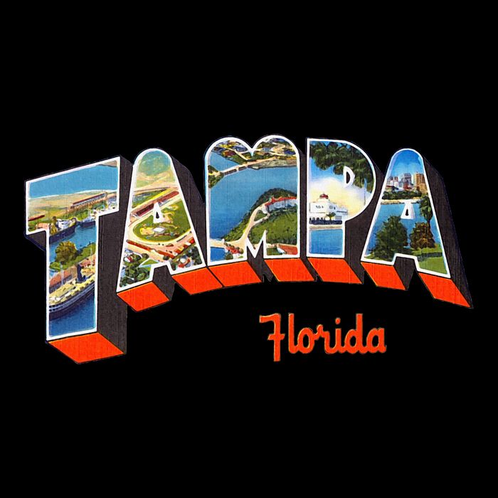 Tampa Florida Fl Zip Tote Bag