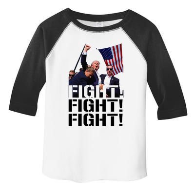 Trump Fight Fight Fight Trump Defiant Trump Shot Fist Pump Toddler Fine Jersey T-Shirt