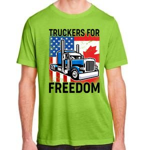 Truckers For Freedom USA Canada Freedom Convoy Adult ChromaSoft Performance T-Shirt