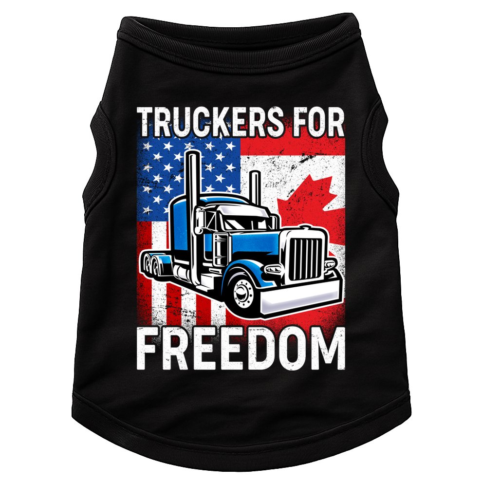 Truckers For Freedom USA Canada Freedom Convoy Doggie Tank