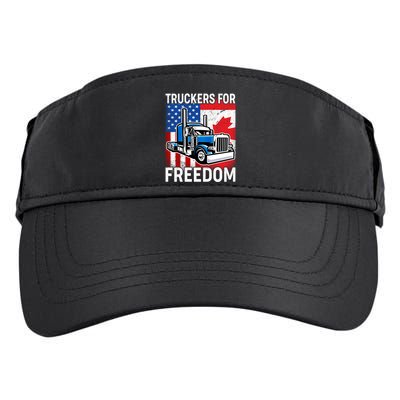 Truckers For Freedom USA Canada Freedom Convoy Adult Drive Performance Visor