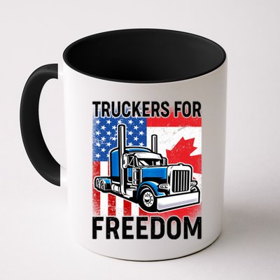 Truckers For Freedom USA Canada Freedom Convoy Mug