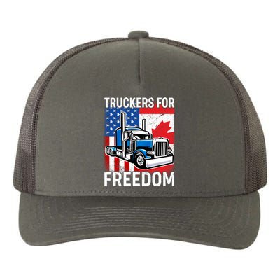 Truckers For Freedom USA Canada Freedom Convoy Yupoong Adult 5-Panel Trucker Hat